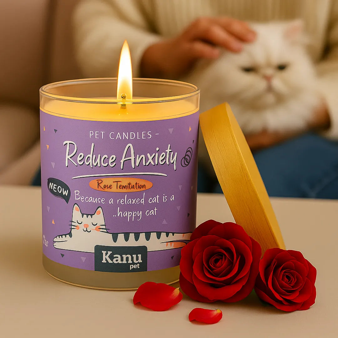 Vela Reduce Anxiety Kanu Pet para Gatos aroma Rose Temptation
