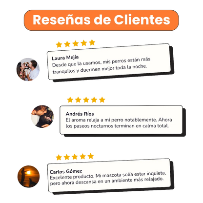 Vela Calming Kanu Pet para Perros aroma Rose Tentation