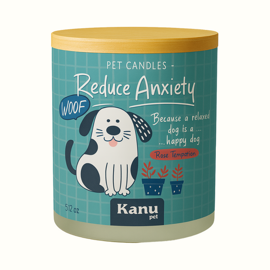 Vela Reduce Anxiety Kanu Pet para Perros aroma Rose Temptation