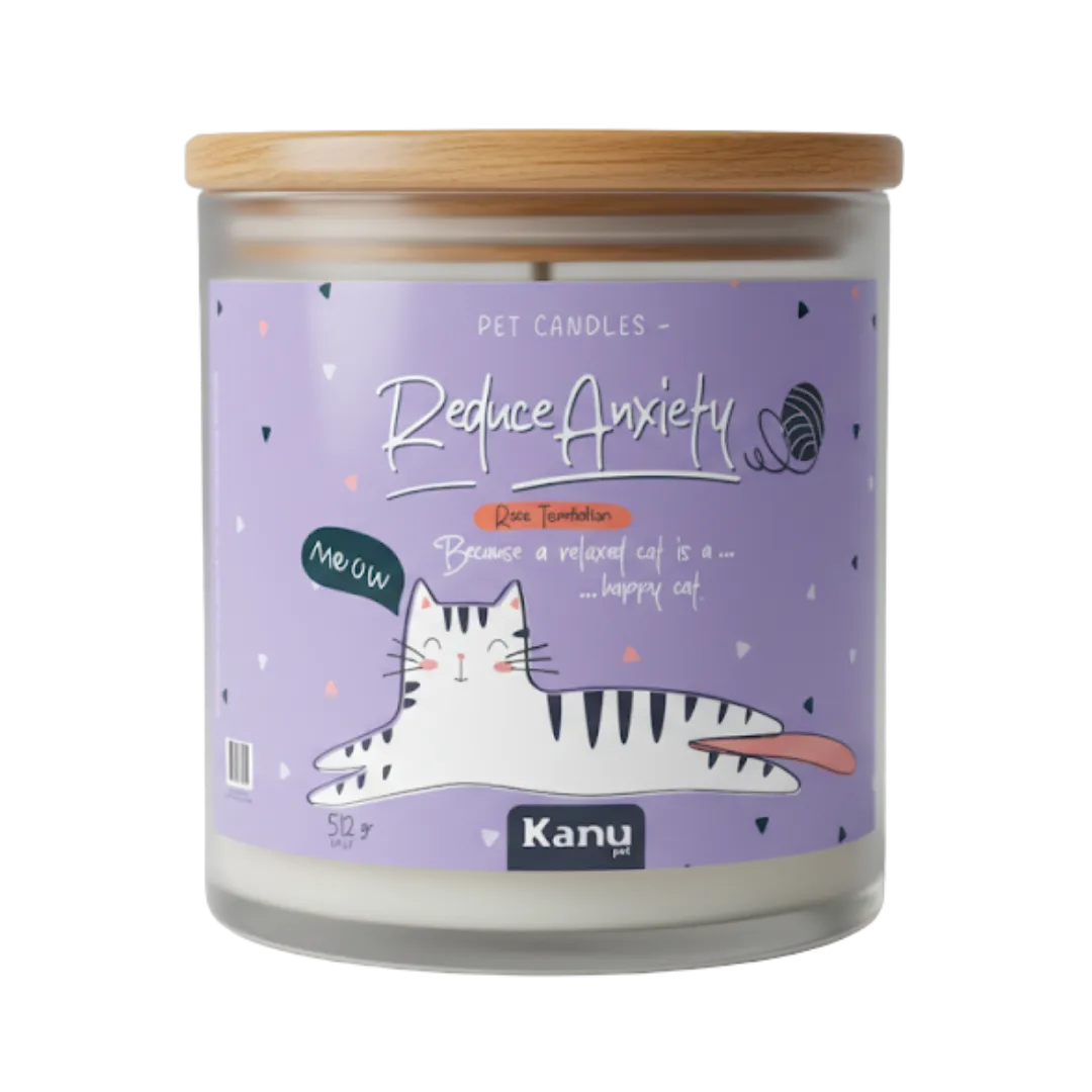 Vela Reduce Anxiety Kanu Pet para Gatos aroma Rose Temptation