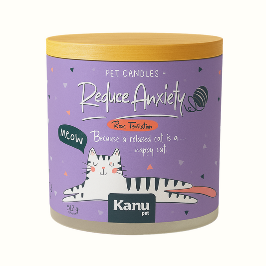 Vela Reduce Anxiety Kanu Pet para Gatos aroma Rose Temptation