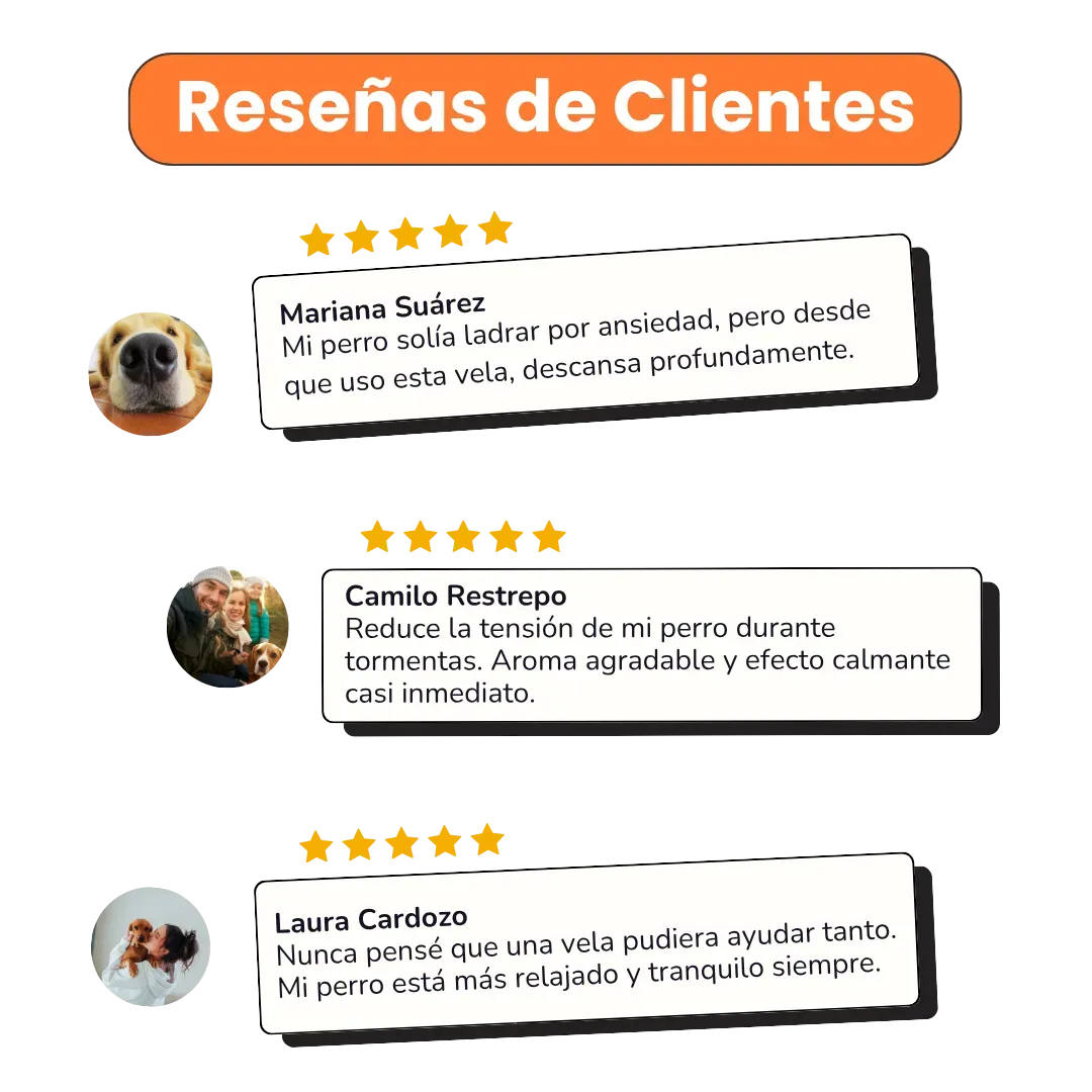 Vela Reduce Anxiety Kanu Pet para Perros aroma Rose Temptation