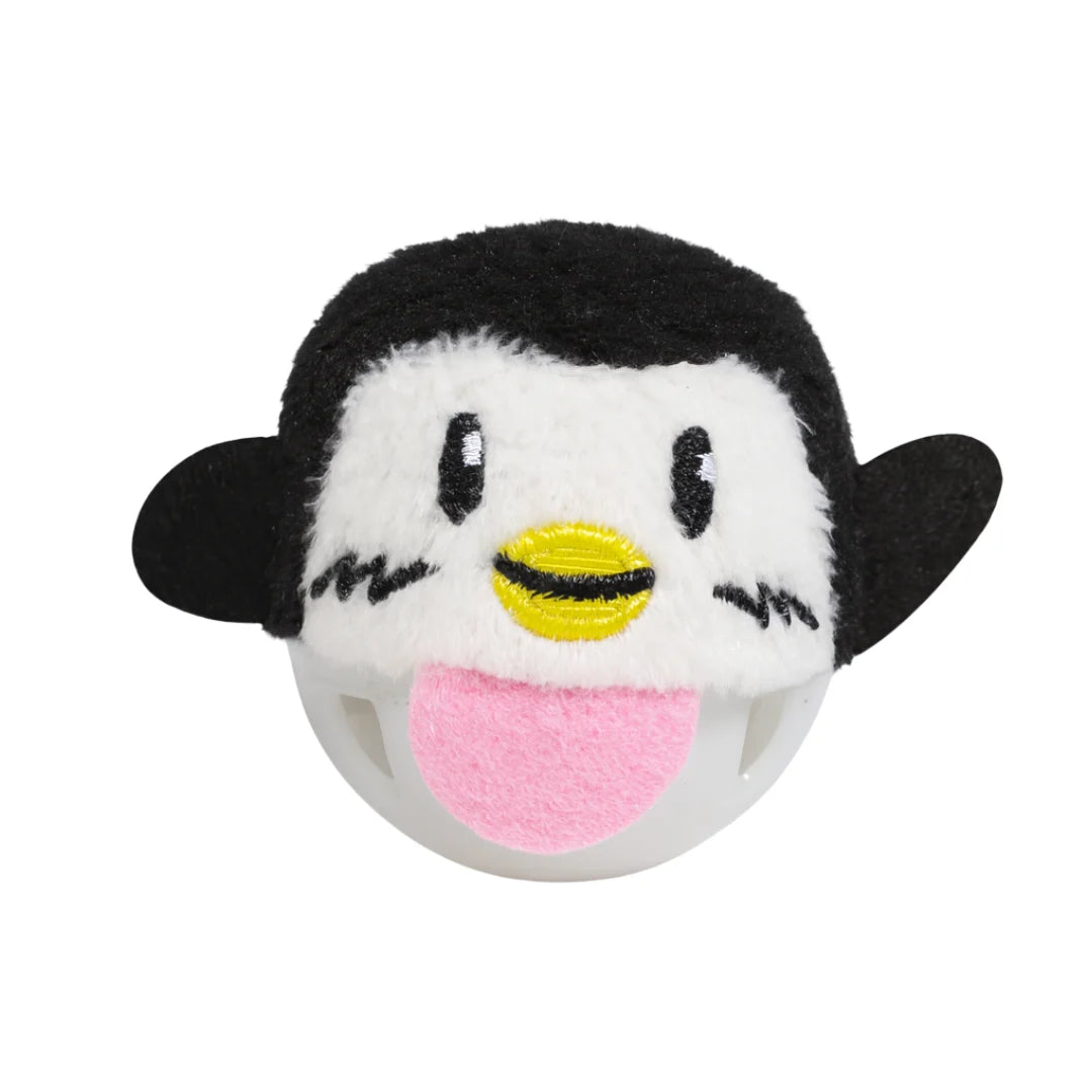 Juguete Interactivo Pingüino con Bola Sonajera Kanu Pet para Gato