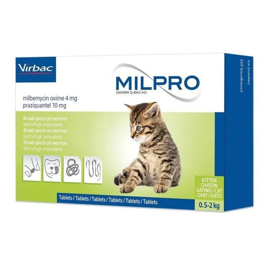 Milpro Gatos Kitten 0.5 a 2 KG x Tab