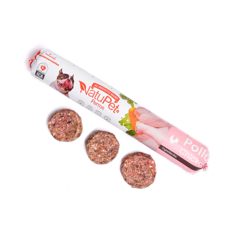 Alimento Congelado Natubarra Pollo Natupet para Perros
