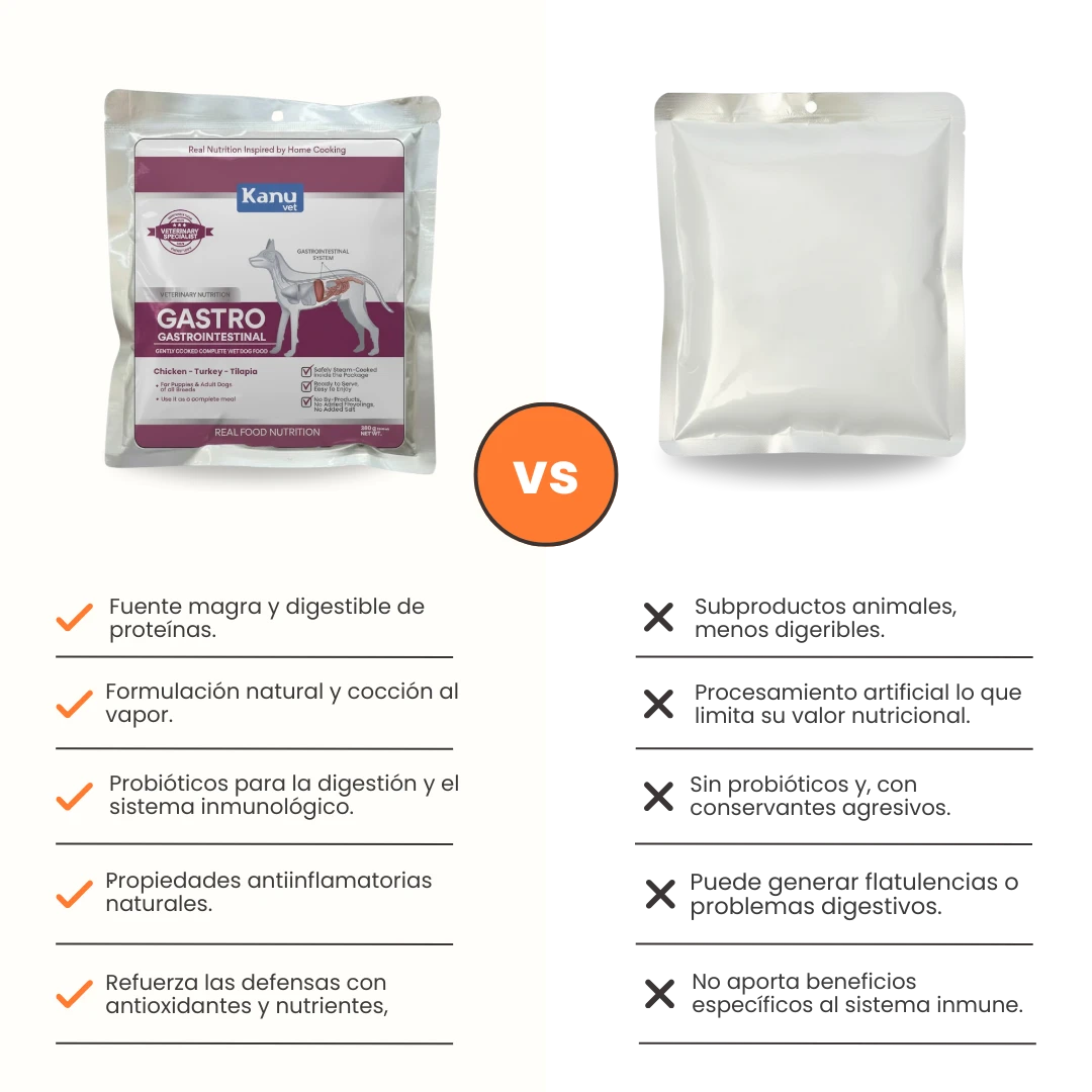 Alimento Húmedo Medicado Kanu Vet GastroIntestinal para Perros Adultos