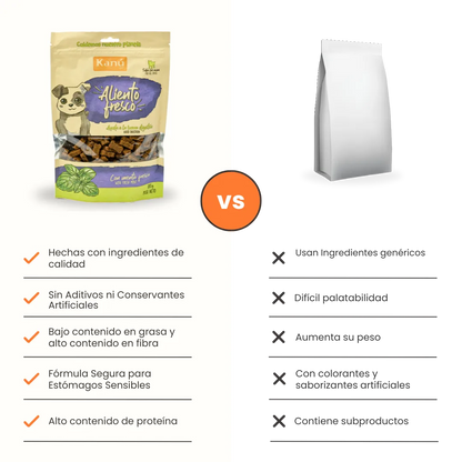 Galleta Aliento Fresco Kanu Pet para perros
