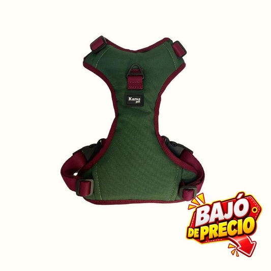 Pechera Verde Oscuro / Vinotinto Kanu Pet para Perro