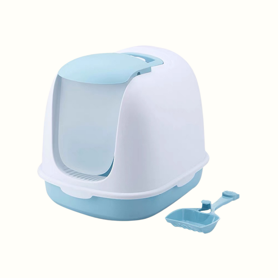 Arenero Abatible Premium Azul Celeste Kanu Pet para Gato