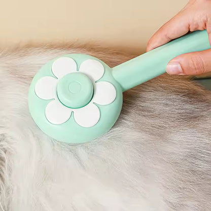 Peine Retráctil Tipo Flor Kanu Pet para Perro y Gato