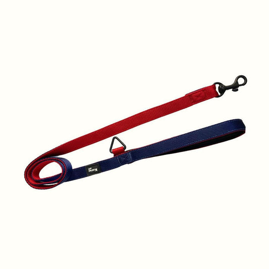 Correa Atlanta Black Edition Rojo/Azul Kanu Pet para Perro