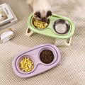 Comedero Elevado Ajustable con Doble Tazón de Acero Inoxidable Kanu Pet para Perro y Gato