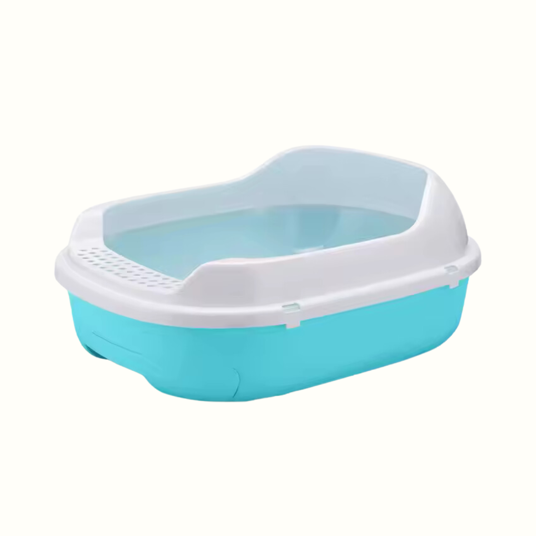 Arenero Azul Aguamarina con Bandeja y Pala Kanu Pet para Gato