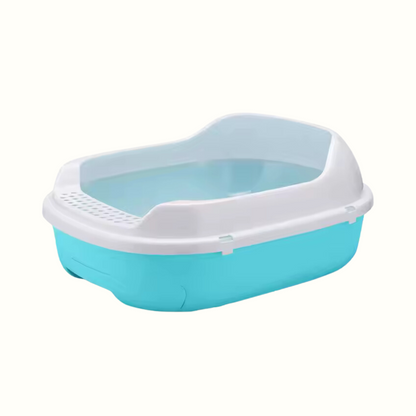 Arenero Azul Aguamarina con Bandeja y Pala Kanu Pet para Gato