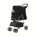 Coche Plegable Negro Kanu Pet para Perro y Gato