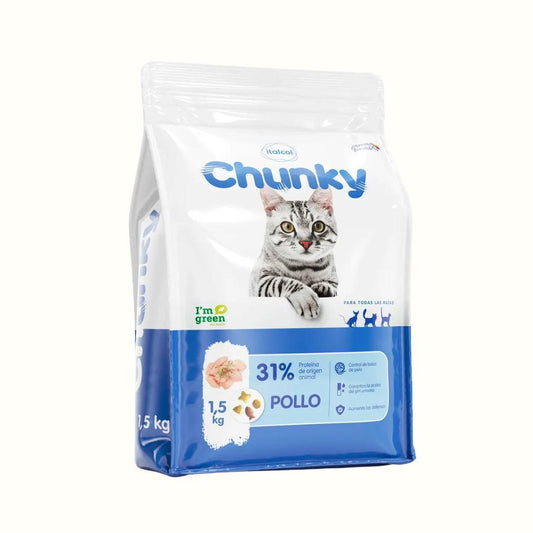 Alimento para gato Chunky Pollo