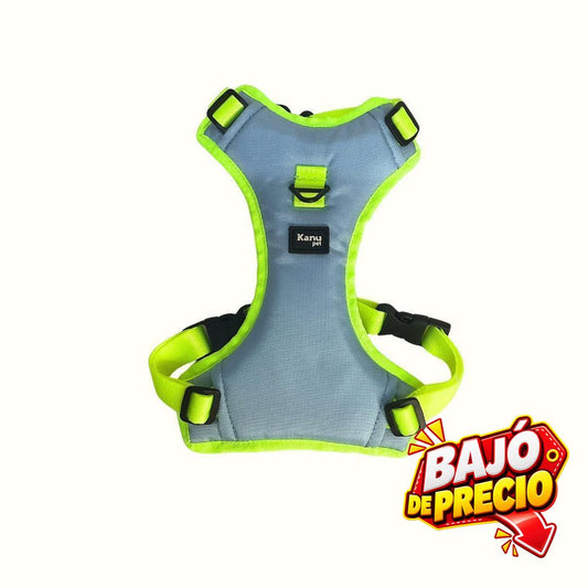 Pechera Azul celeste / Verde Neon Kanu Pet para Perro