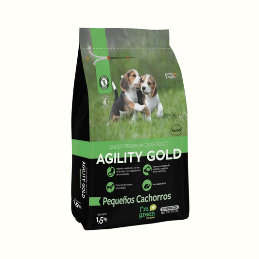 Alimento para perro Agility Gold Pequeños Cachorros