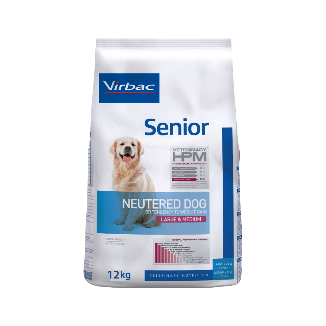 Alimento Seco Virbac Senior Neutered Large & Medium para perro