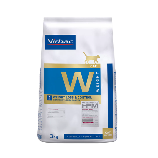 Alimento Seco Medicado Virbac Weight Loss Control de Peso Gato para gato W2