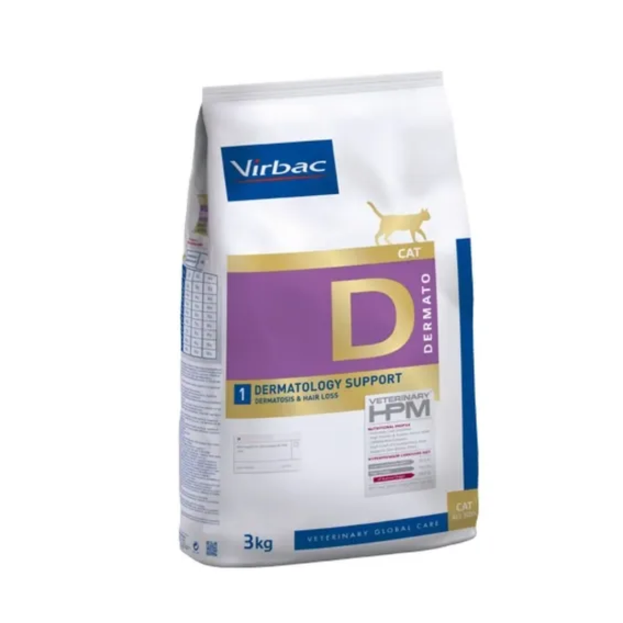 Alimento Seco Medicado Virbac Dermatology  para Gato (D)