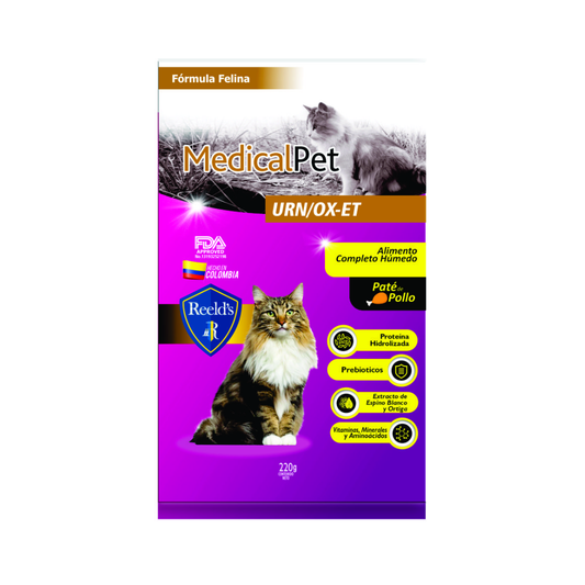 Alimento Húmedo URN Medical Pet Reeld’s Sobre para Gatos