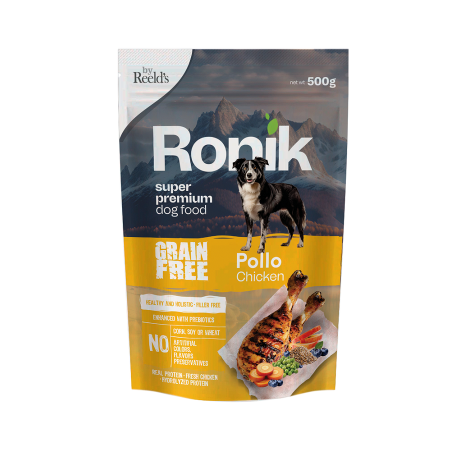 Alimento Húmedo Ronik Grain Free Pollo Reeld’s Sobre para Perros