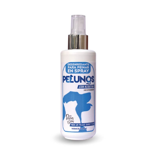 Desenredante con Keratina Spray Pelunos para Perros y Gatos