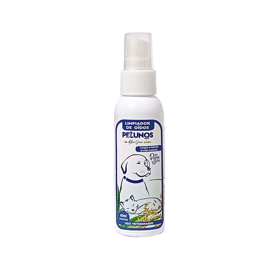 Spray Limpiador de Oidos Pelunos para Perros y Gatos