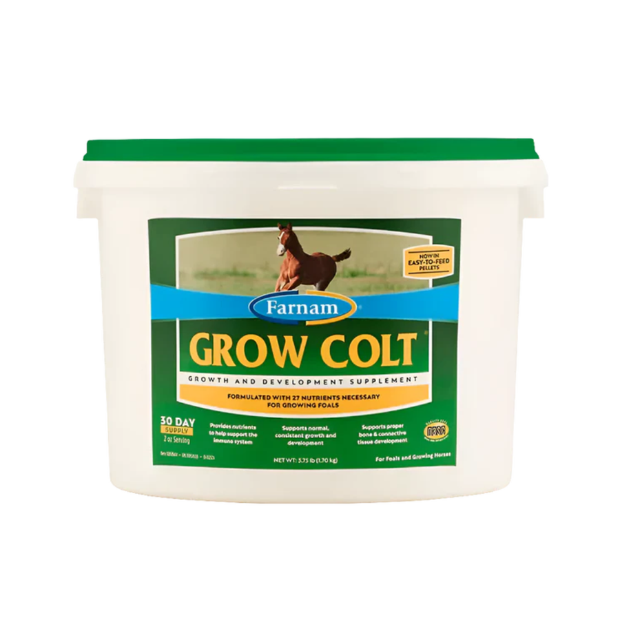 Suplemento Peletizado Grow Colt para Potros y Caballos Jóvenes