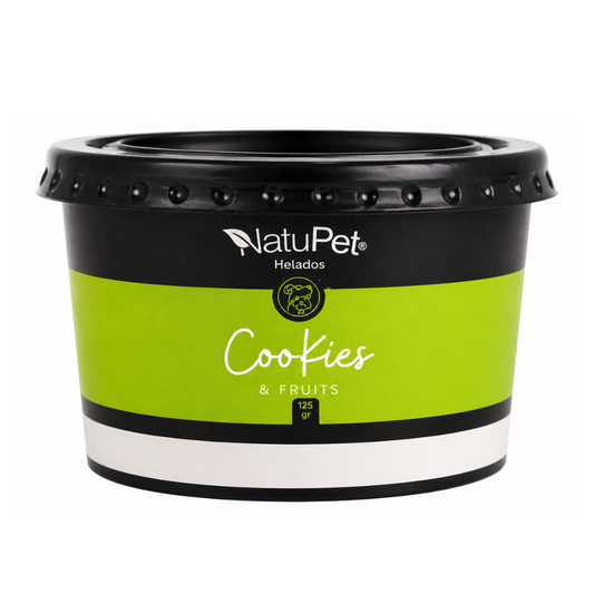 Helado Cookies And Fruit Natupet para Perros