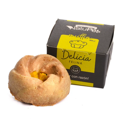 Muffin Delicia Felina Natupet para Gatos