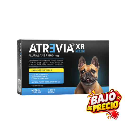 Antipulgas y Antigarrapatas Atrevia XR 10 - 20 Kg   para Perros