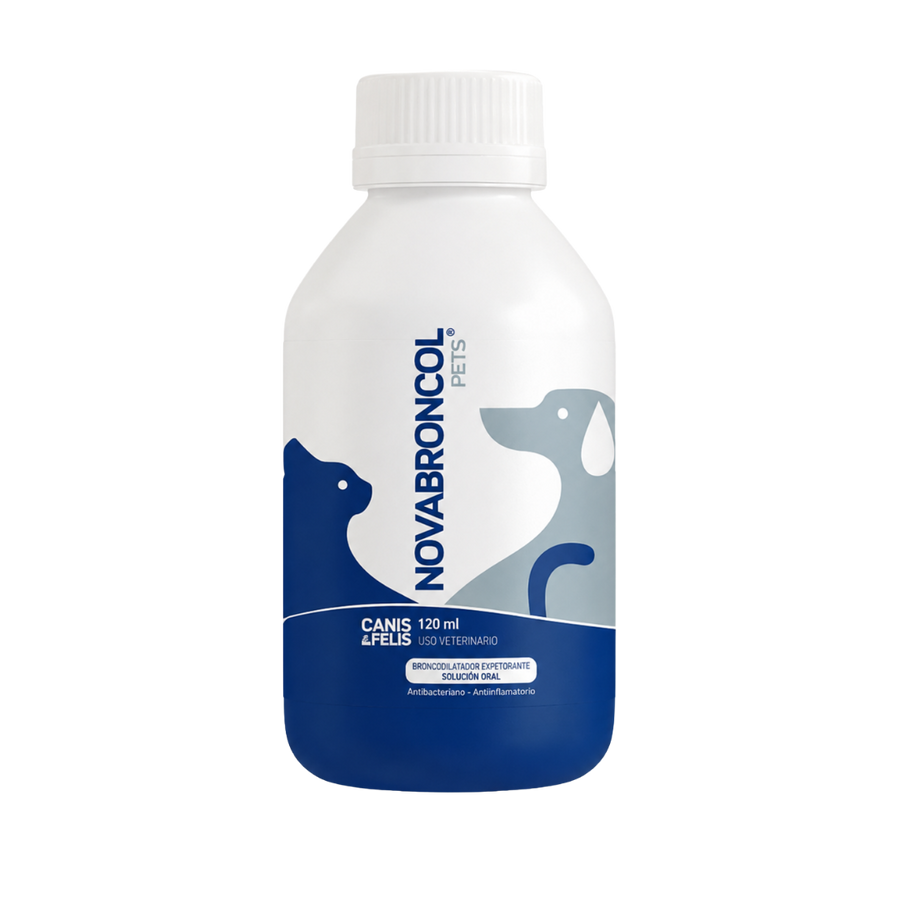 Expectorante / Mucolítico Novabroncol Pets  para Perros y Gatos