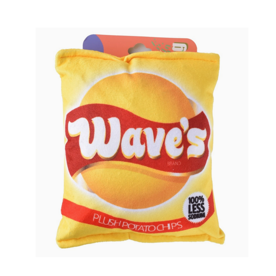 Juguete de Peluche Bolsa de Papas Clásicas Waves Kanu Pet para Perros