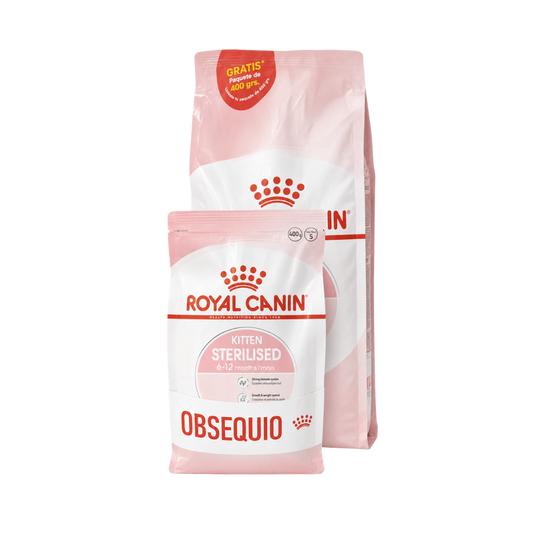 Alimento Royal Canin Kitten Sterilised Especial Pack 2Kg + 400g