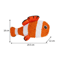 Juguete de Peluche Pez Payaso con Sonido Kanu Pet para Perros