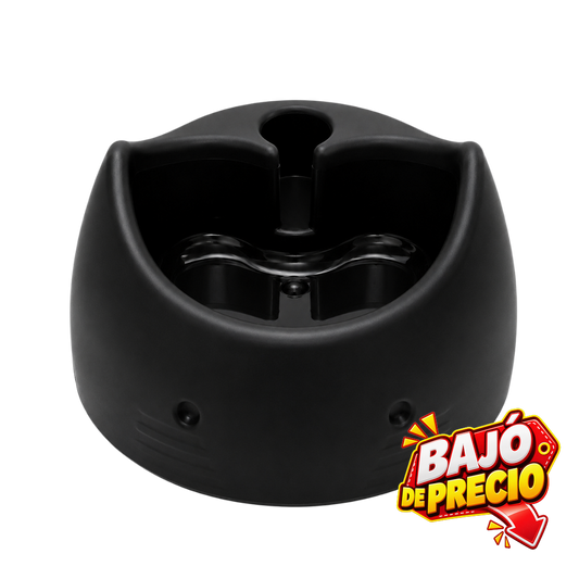 Comedero Mascota Negro Kanu Pet para Perro y Gato