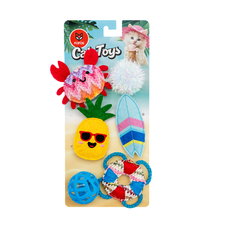 Juguete Interactivo Set Verano Playero Kanu Pet para Gato