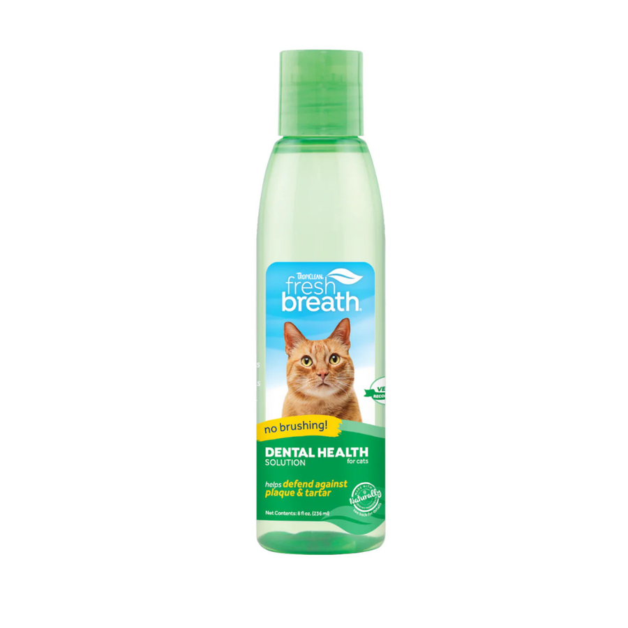 Enjuague Bucal Dental Tropiclean para gato