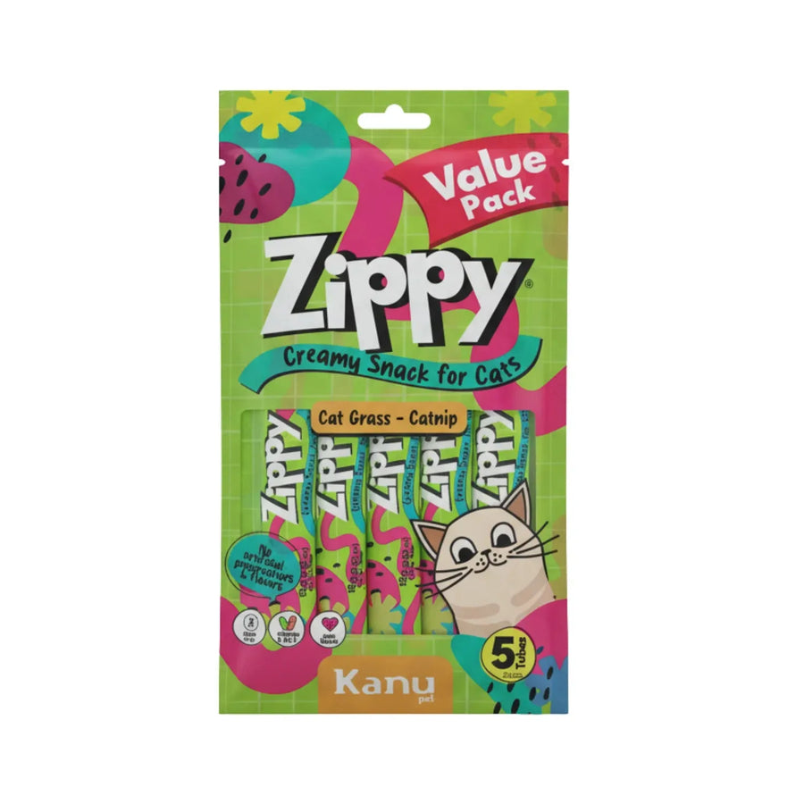 Snack Cremoso Zippy Kanu Pet para Gatos sabor Catnip