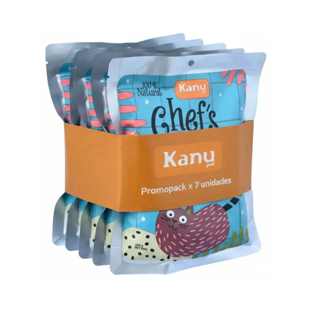 Combo Chef’s Recipe Salmón X 7 Unds para Gatos