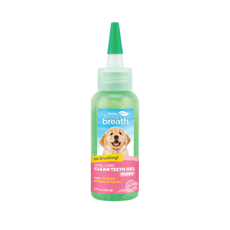 Gel Dental para Perros Cachorros TropiClean Fresh Breath 2 oz