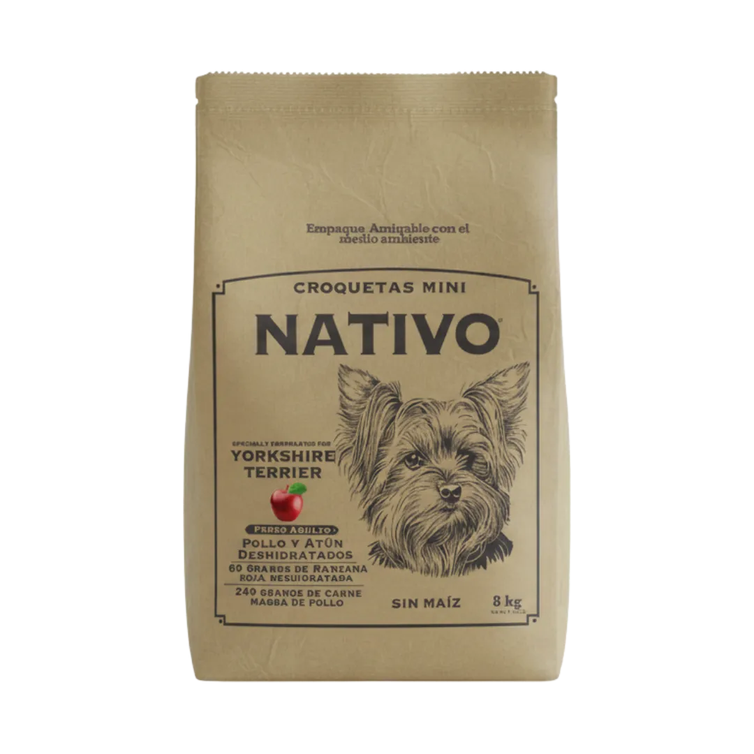 Alimento Seco Nativo Yorkshire Terrier Adulto Kanu Pet para Perro