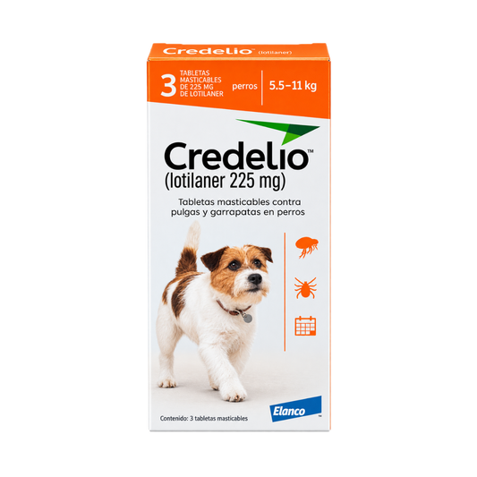Antipulgas Oral Credelio  Comprimido 5.5-11 kg para Perros