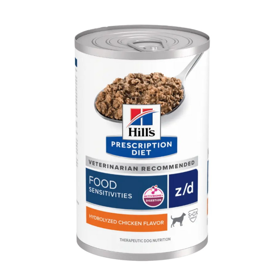 Alimento Húmedo Hills PD Z/D Piel Sensible Perro Adulto Lata