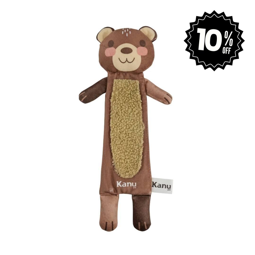 Juguete de Peluche Oso sin Relleno Kanu Pet para Perro
