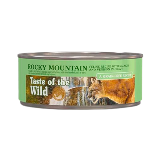 Alimento Húmedo Rocky Mountain Venado y Salmón para Gato Lata
