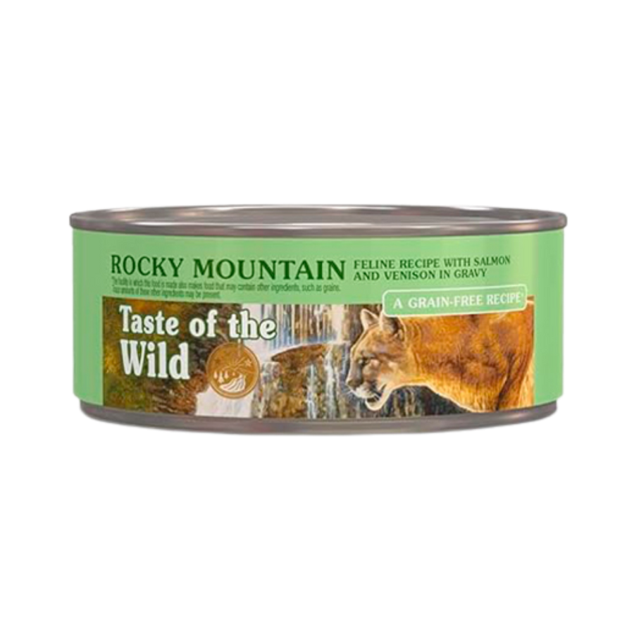 Alimento Húmedo Rocky Mountain Venado y Salmón para Gato Lata