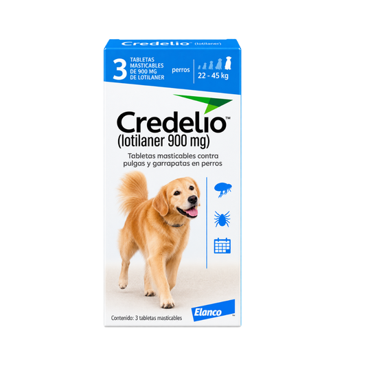 Antipulgas Oral Credelio comprimido 22-45 kg para Perros